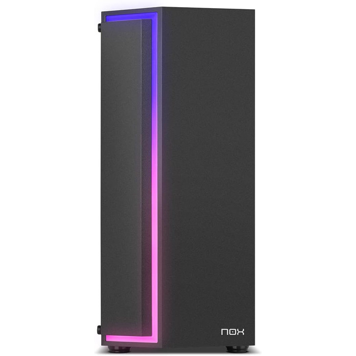 Корпус для ПК INFINITITY GAMMA: ATX, Micro ATX, USB 3.0, металева сітка, підтримка 3 вентиляторів, 4 HDD, відеокарта до 370 мм, чорний