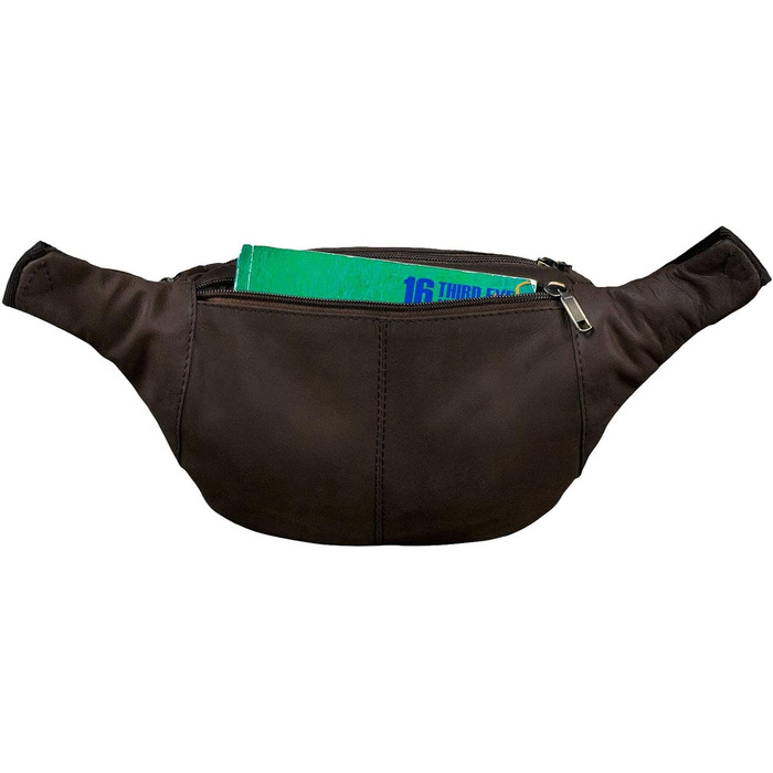 STILORD 'Maverick' - Сумка на пояс/Через плече з м'якої шкіри для чоловіків та жінок. Сумка на стегно, для камери, телефону, подорожей, фестивалів, трекінгу (Димно-коричнева)