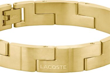 Браслет Lacoste CATENA чоловічий з застібкою-крючком, сталь з позолотою