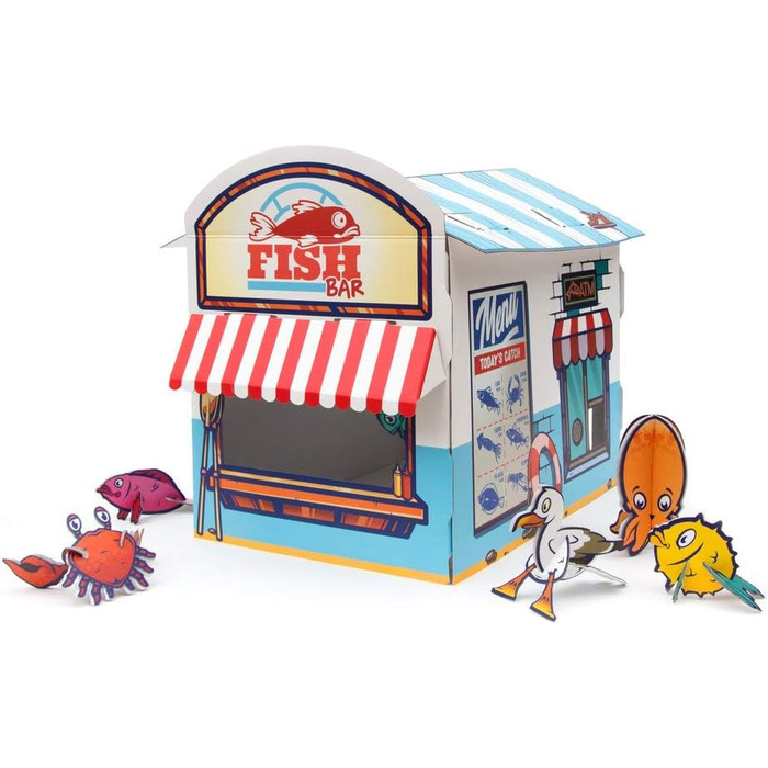 Katzenhaus Suck UK Tank з картону: іграшка, ліжко, аксесуар для котів. Оригінальний подарунок для кота, для дому та вулиці