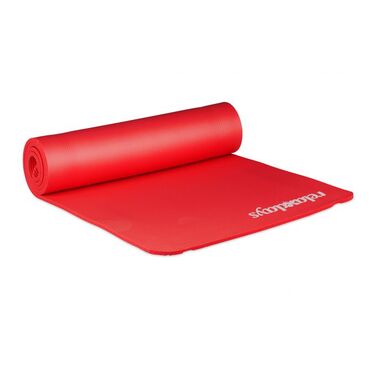 Relaxdays Yoga Mat, 1 cm thick, solid color