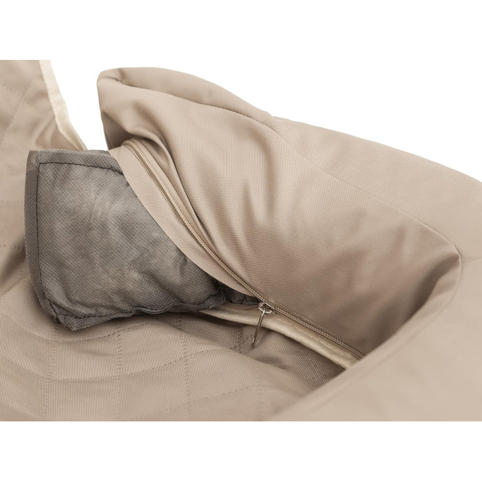 Автоматик для собак та котів: підстилка на заднє сидіння, переноска, корзина, шлейка, ліжко, корзинка, бежевий Оксфорд, 133 x 45 см