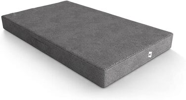 Ортопедичний килимок для собак від нетримання Knuffelwuff Lenie, 100 x 65 см, сірий - легко мити, з антиковзаючою основою, для собак великих, середніх та малих порід