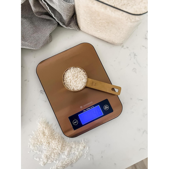 Кухонні ваги Zassenhaus Pure - цифрові, мідні, для дому