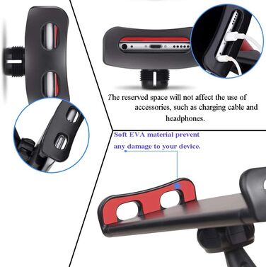 Утримувач для планшета в авто, регульований, універсальний для iPad/iPhone/Samsung Galaxy Tab/Kindle Fire HD/Nintendo Switch, 4.4-11 дюймів, Чорний & Срібний