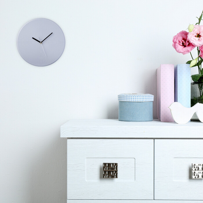 Relaxdays Gray Wall Clock without Numbers