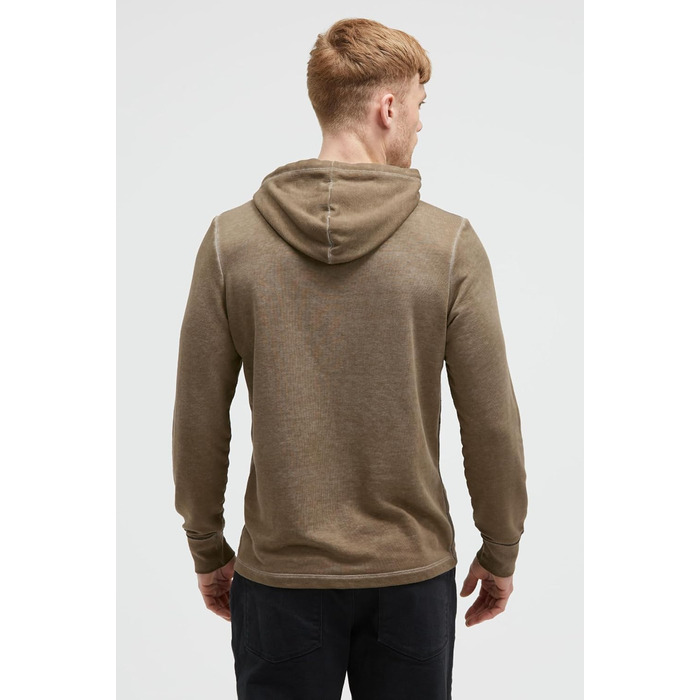 Чоловічий легкий худі Camp David з ефектом вигорання та малюнком (Стандарт, S, Бежевий)