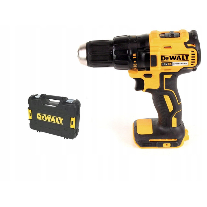 Акумуляторний дриль-шурупокрут DeWalt DCD777NT 18V XR, 65 Нм, патрон 13 мм