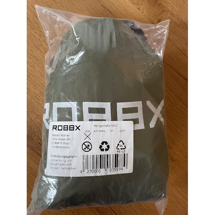 Гамак дорожній ROBBX® для двох осіб з москітною сіткою, 300 кг, червоний 290x140 см + комплект кріплень