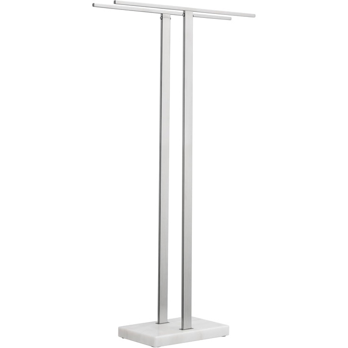 Підставка для рушників подвійна, настільна, з нержавіючої сталі, з мармуровою основою, 84 см, BTH217-2