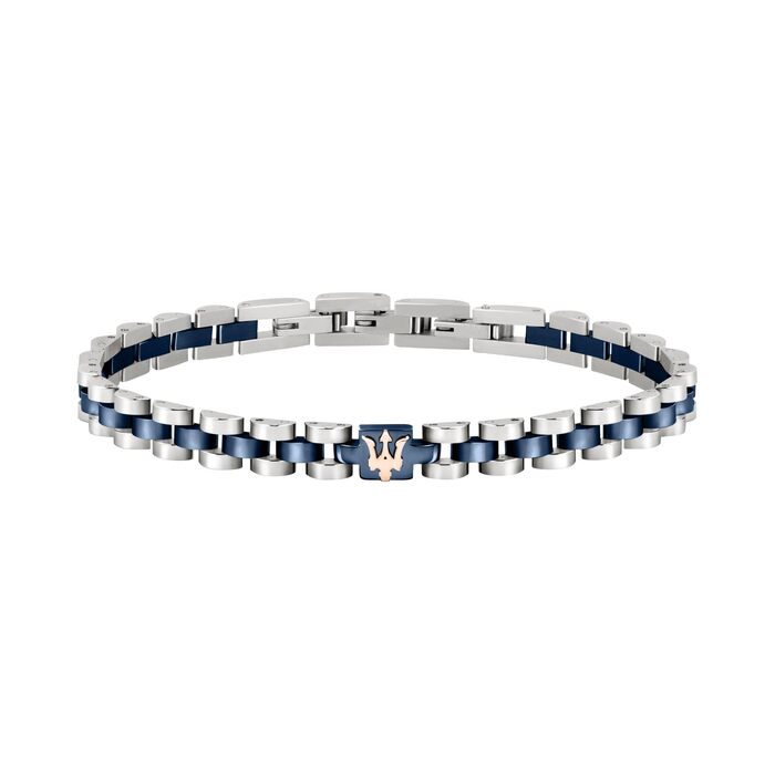 Браслет чоловічий Maserati Jewels з нержавіючої сталі, 21 см, синій (JM320AST08) з PVD покриттям