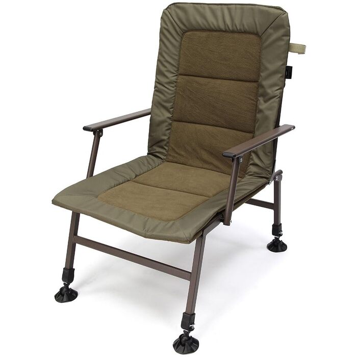 Крісло карпове G8DS® XPR Angelstuhl з підлокітниками, регульовані ноги, м'яке сидіння для риболовлі
