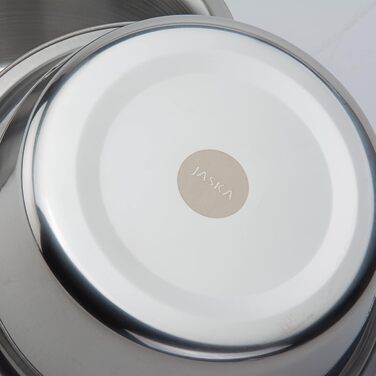 Яська - високоякісний миска для собак з нержавіючої сталі, миска для корму та води, придатна для миття в посудомийній машині, годівниця (1x S / 0,9 л / 17,5 см)