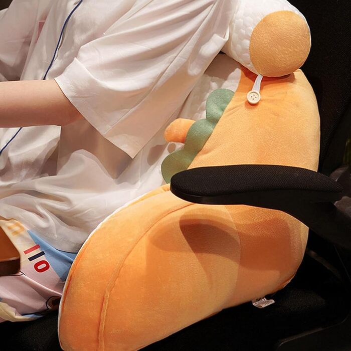 Підголовник для ліжка з підлокітниками, подушка для читання з підтримкою шиї та підлокітниками - для читання, відпочинку та перегляду телевізора (70x40 см)