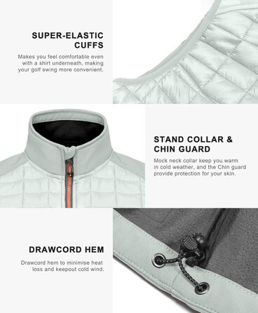 Little Donkey Andy Легка пухова жилетка для чоловіків, тепла безрукавка, Outdoor-куртка для походів, подорожей та бігу (XL, світло-сірий)