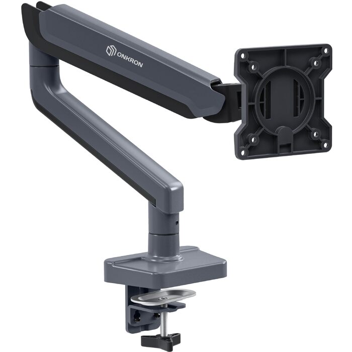 Кронштейн для монітора ONKRON G75-B (13-34 дюймів, до 12 кг, VESA 100x100), Графіт