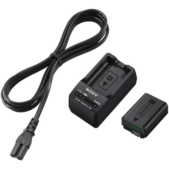 Аккумуляторний комплект Sony ACC-TRW з зарядним пристроєм BCT-RW та акумулятором NPFW50 W-серії (сумісний з серіями A6000, A7 та RX10)