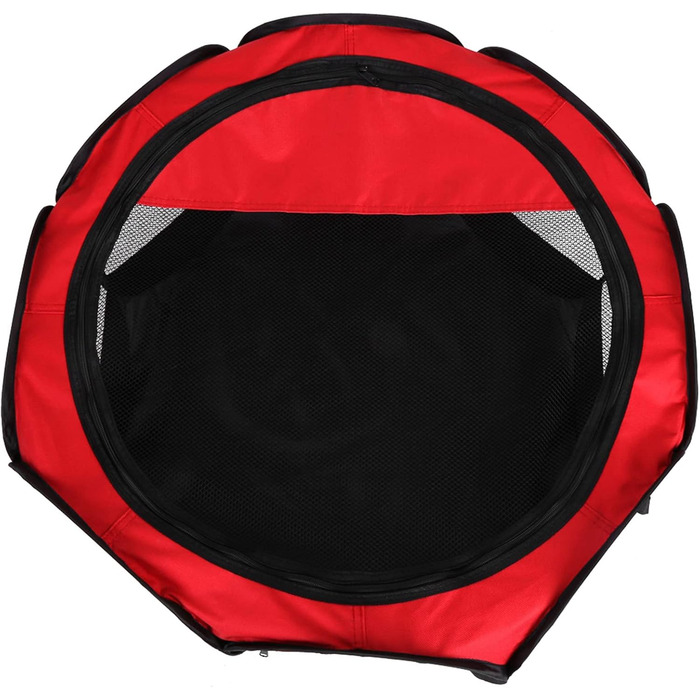 Клітка-вигул для собак та тварин Greensen Faltbar (600D Oxford), червона