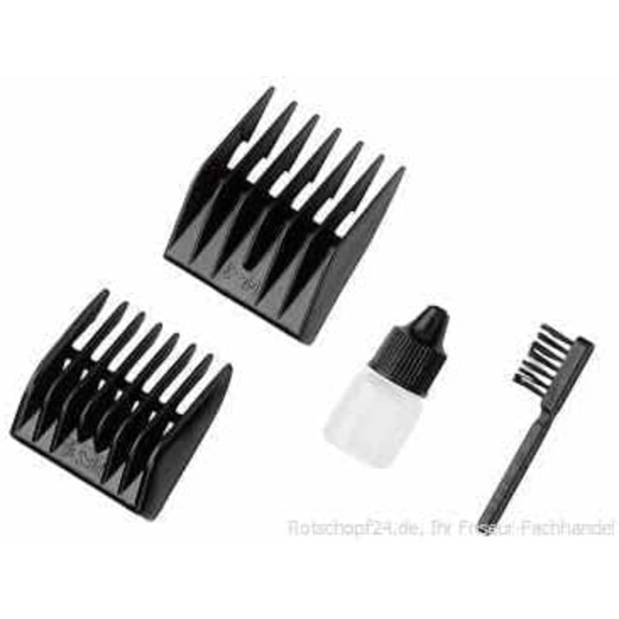 Професійна машинка для грумінгу собак REX (до 25 кг) з 8 металевими насадками та сумкою. Rotschopf24 Edition