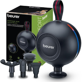 Beurer MG 99 Massage Gun - Cordless Muscle Massager with 4 Attachments & 5 Intensity Levels | Percussion Therapy for Trigger Points & Muscle Relaxation