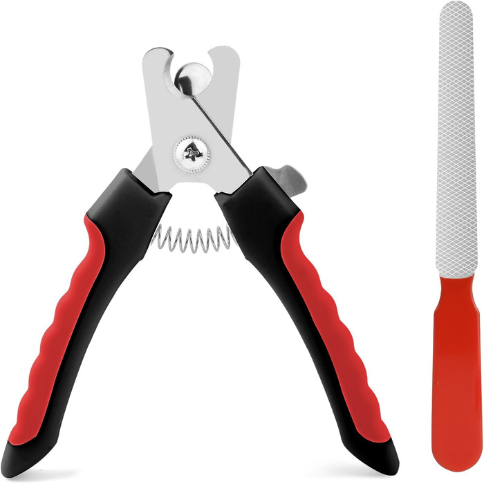 Електричний точило для кігтів собак Aomig Krallenschleifer: 6 шт. для собак та котів, 2 швидкості, LED-дисплей, тиха робота, з запасними насадками