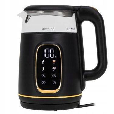 Електричний чайник Avenido AV1309, 2200 Вт, 1,7 л, чорний