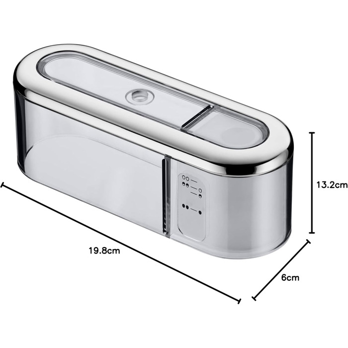 Електричний кошик для варіння яєць WMF Küchenminis на 2 яйця, з викруткою, BPA-free Tritan, 250W, Cromargan matt