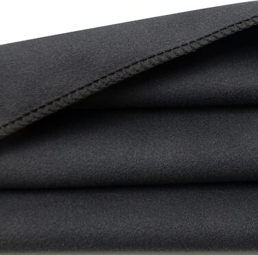 Набір рушників Leeyunbee з мікрофібри (2 шт.) - 160x80 см + 80x40 см, швидковисихаючі, для спорту, подорожей, пляжу (чорний)