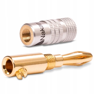 Бананові роз'єми для акустики Nakamichi HQ Gold, 8 шт.