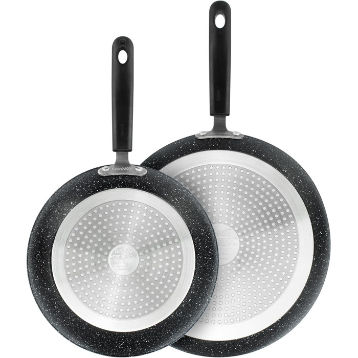 Набір сковорідок NEVERSTICK 2 шт. (24 см & 28 см), антипригарне покриття, для всіх плит (в т.ч. індукційних), PFOA-free