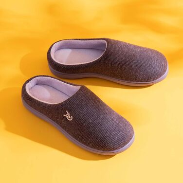 Жіночі тапочки VeraCosy двоколірні, м'які, зручні, в'язані, з пам'яті піною, з антиковзким покриттям