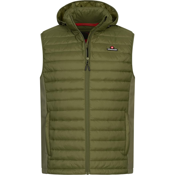 Чоловіча гірська жилетка Höhenhorn Hybrid, Steppjacke, Sportjacke (S, Зелений)