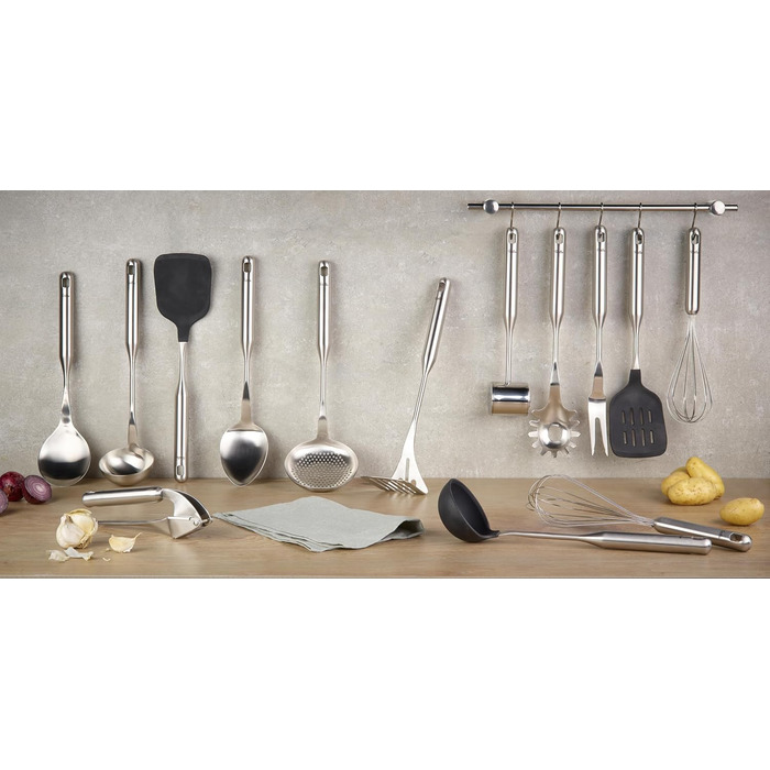 Віночок кухонний Fissler Essential Edelstahl 21 см для збивання, нержавіюча сталь, з петелькою для підвішування, можна мити в посудомийній машині