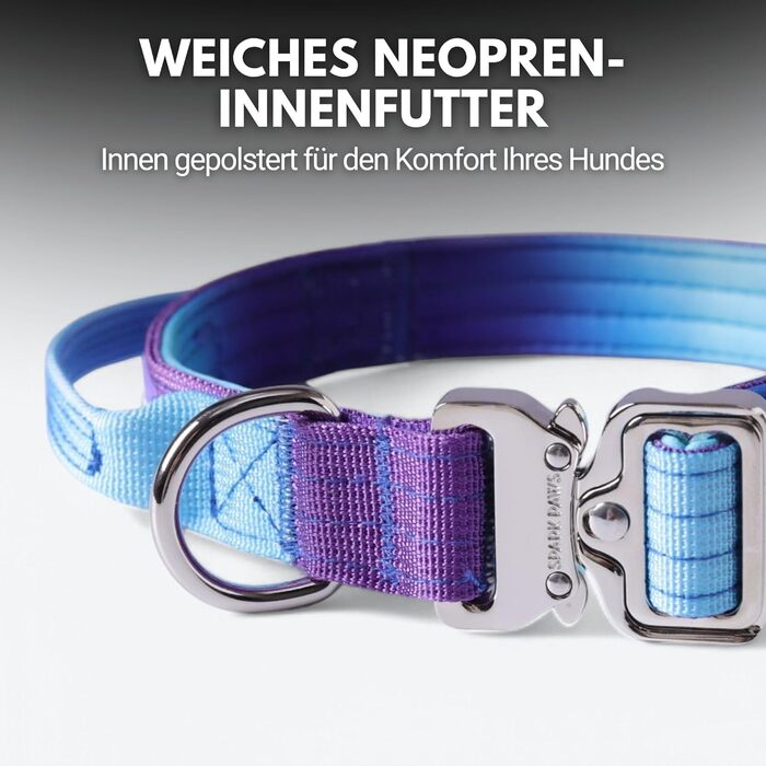 Тактичне нашийник для собак Spark Paws – міцний, преміум-якість, для великих та середніх собак (90s Retro, XS: 9-18кг [2.5см])