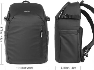 Рюкзак для камери XAMOREST Khaki: професійний, водонепроникний, для DSLR/SLR/беззеркальних камер
