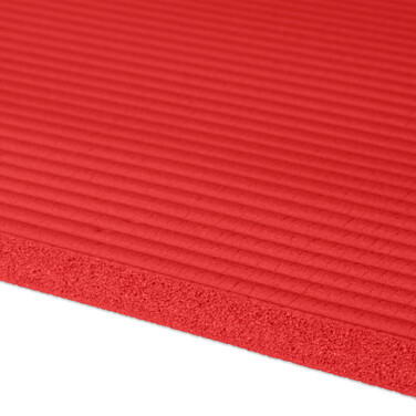 Relaxdays Yoga Mat, 1 cm thick, solid color