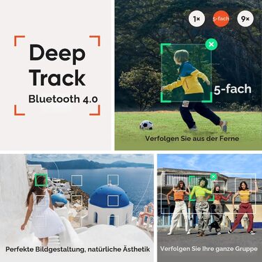 Insta360 Flow 2 Pro Gray – Професійний гіростабілізатор для смартфона з Apple DockKit, AI-tracking, інтегроване штатив/селфі-стік, для мобільного влогінгу та подорожей, сірий колір