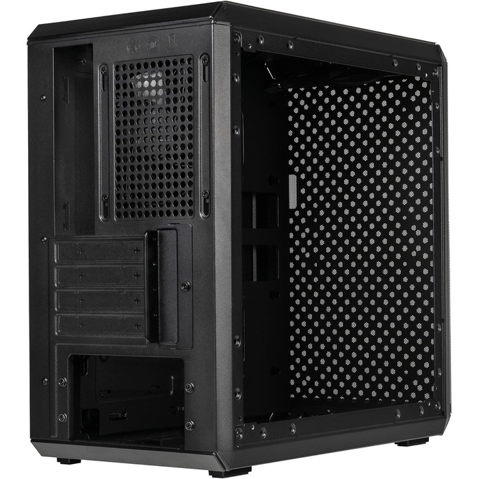 Корпус Cooler Master MasterBox Q300L V2 Mini-Tower Micro-ATX з USB 3.2 Gen 2x2, 120 мм вентилятор, загартоване скло, чисте кабельне прокладання та кілька варіантів охолодження