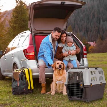 Транспортний бокс Nobby Skudo 5 IATA, сірий, 79 x 58,5 x 65 см