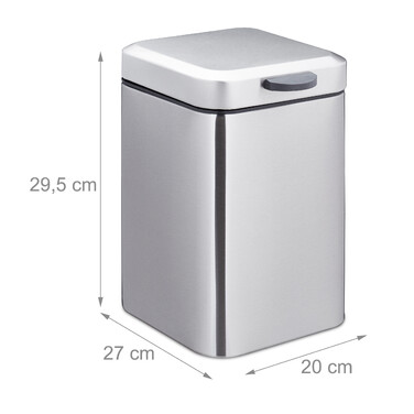 Relaxdays Cosmetic Containers Wall Mounting 6 Liter