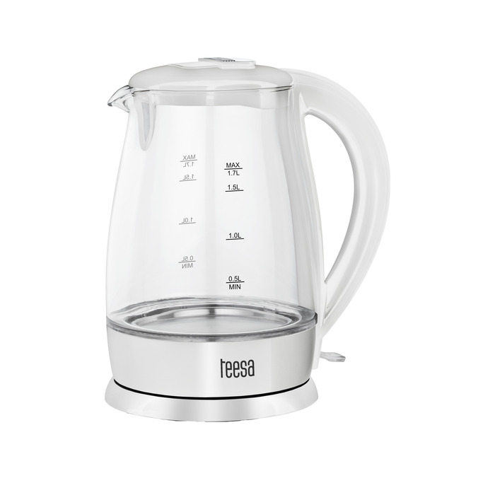 Електричний чайник Teesa TSA1511W, 2200 Вт, 1,7 л, білий