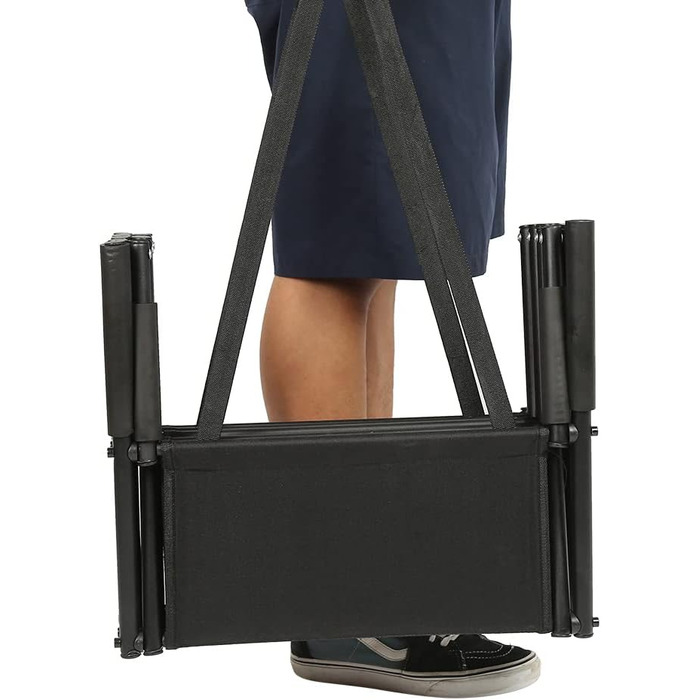 Східці для собак великих та маленьких порід, рампи для собак у машину, складані рампи для собак, неслизькі, до 80 кг, чорний