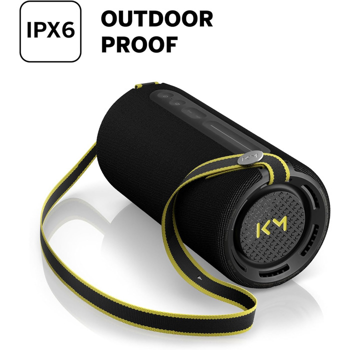Loewe We. HEAR pro: Портативна Bluetooth колонка 60W, чорна. Водонепроникна, до 17 годин роботи, для дому та вулиці