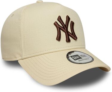 Кепка бейсболка New Era MLB New York Yankees коричнева з логотипом, регульована Snapback