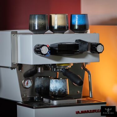 Набір кавових чашок Cappuccino Infinity | 4 шт. по 220 мл - порцелянові чашки преміум-якості | Набір кавових чашок без ручки | Подарунковий набір у сучасному дизайні, придатний для миття в посудомийній машині | Також підходить для чаю