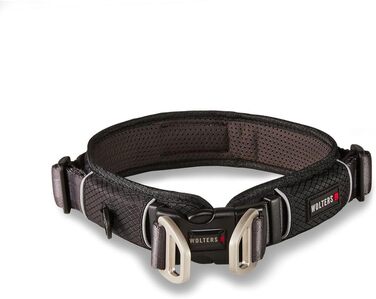 Нашийник для собак Wolters Active Pro Comfort, розмір 52-59 см, чорний/антрацитовий