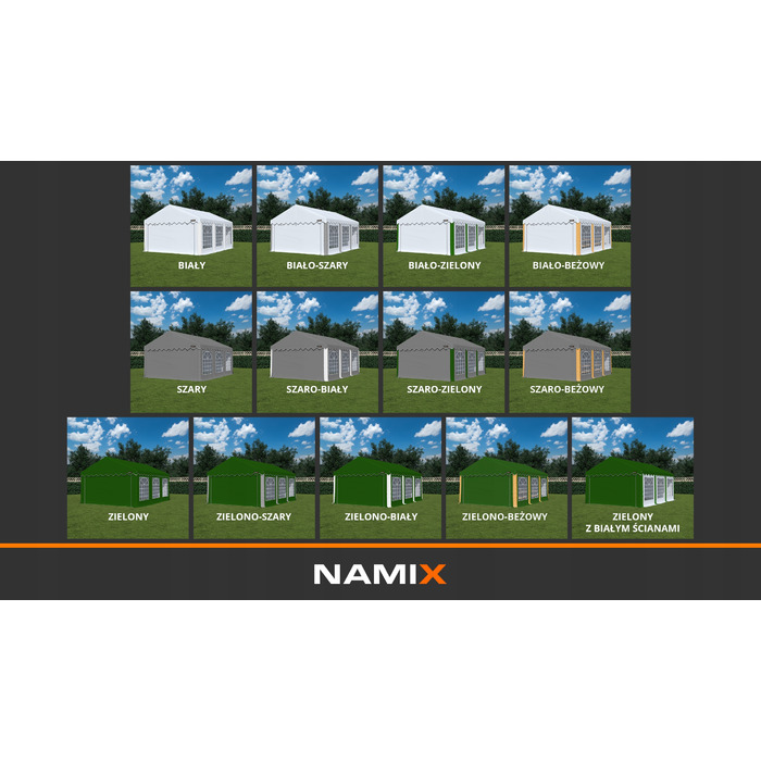 Намет NAMIX (багатостінний), 5 x 8 x 2,8 м