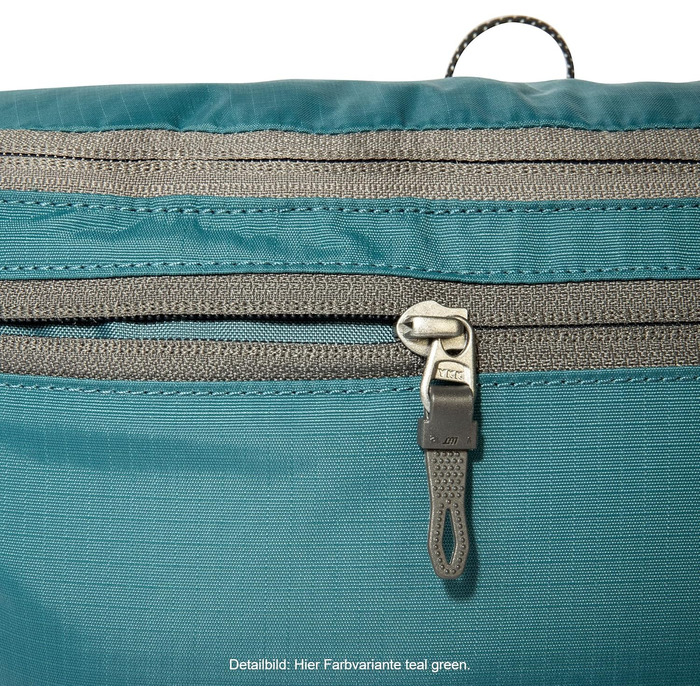 Татонка Іліум L - поясна сумка (бананка) з трьома кишенями на блискавці, чорна - для чоловіків та жінок, 37 x 16 x 10 см