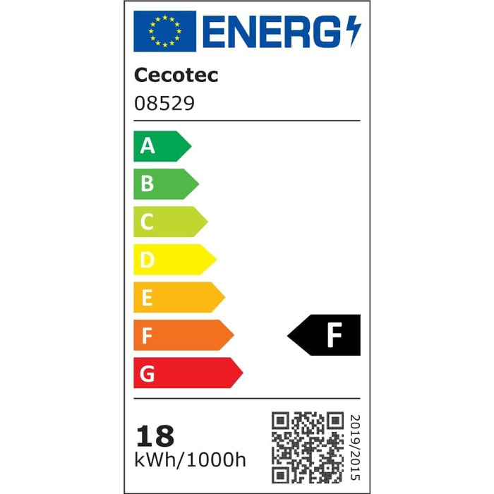 Вентилятор стельовий Cecotec EnergySilence Aero 5600 Classic Gold & DarkWood з підсвіткою та пультом ДК, 40 Вт, 3 лопаті, LED, таймер, 6 швидкостей, режим зима/літо