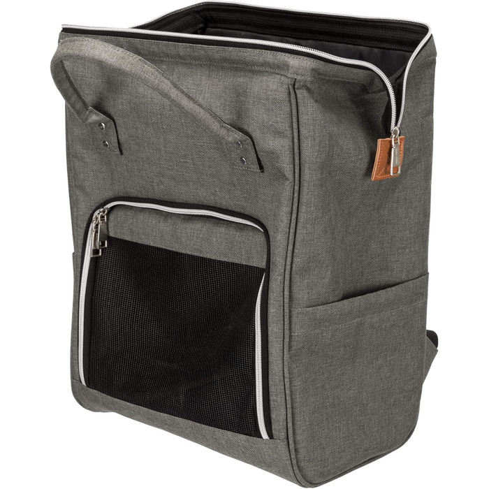 Рюкзак для собак TRIXIE AVA з металевим каркасом - відкривається зверху та спереду - з кишенями - коротка шлейка - знімна підкладка - 32 x 42 x 20 см - до 10 кг